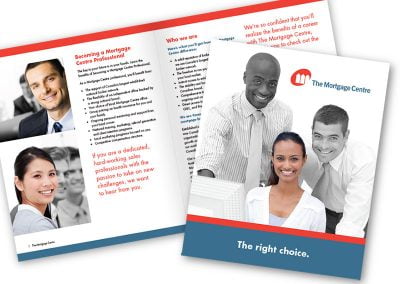The Mortgage Centre branded literature