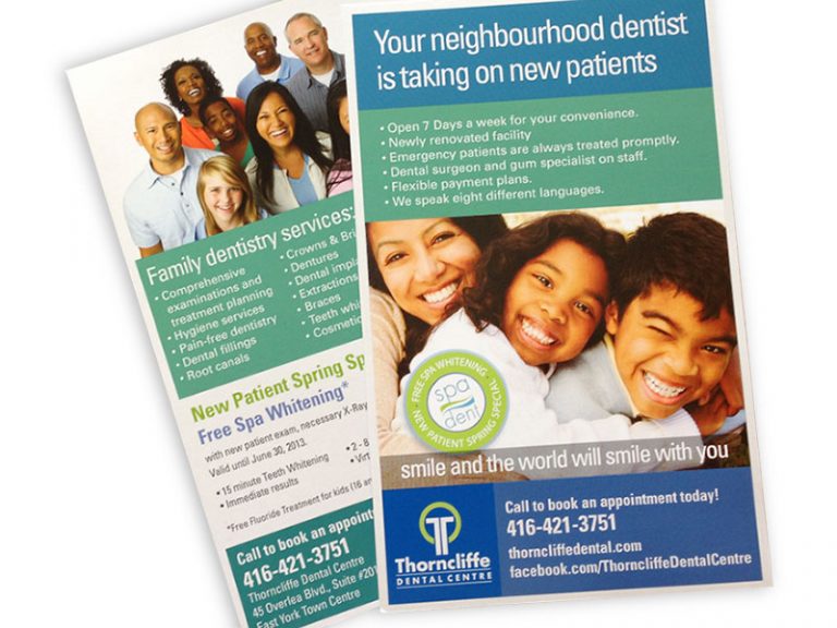 Thorncliffe Dental patient acquisition mailer