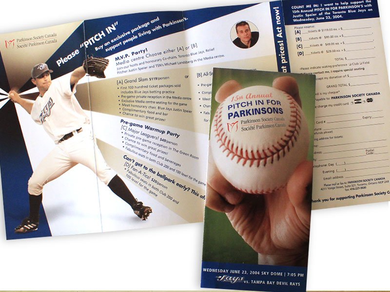 parkinsons society event collateral