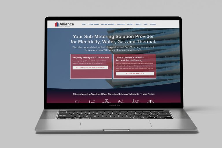 Alliance Metering Solutions website