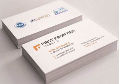 First Frontier business cards