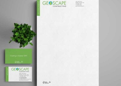 Geoscape Contracting stationery