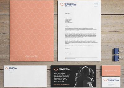 Breast Cancer Support Fund stationery