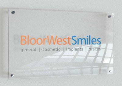 Bloor West Smiles signage