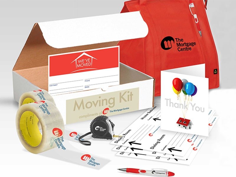 Mortgage Centre moving kit Mystique Brand Communications