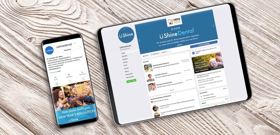 U-shine-dental-social-media