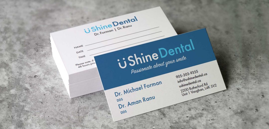 U-shinedental-business-cards