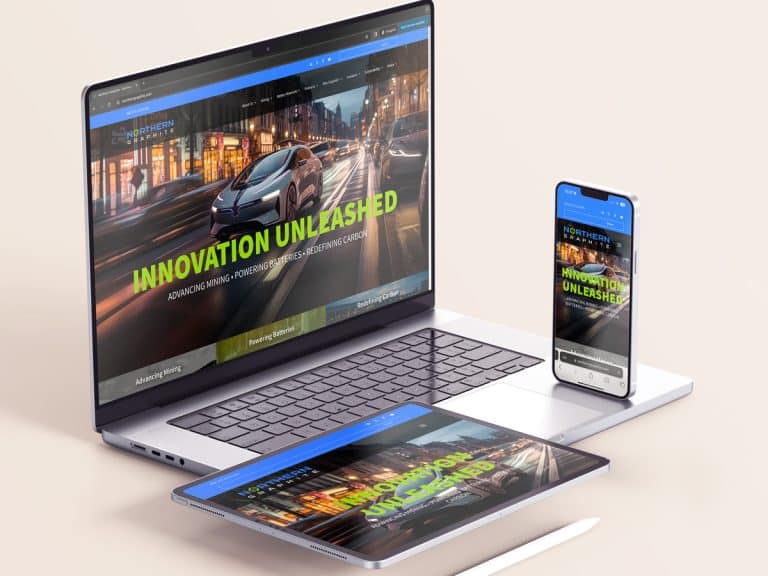 Northern Graphite Website Design
