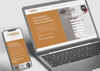Modern website design services in digital marketing for painters and painting companies