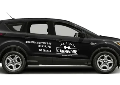 Branded vehicle wrap Design for Toronto small medium-sized businesses