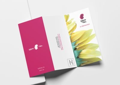 Direct Mail – The Kidney Foundation Memoriam