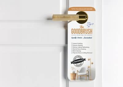 The Goodbrush Painting Co. Door Knocker