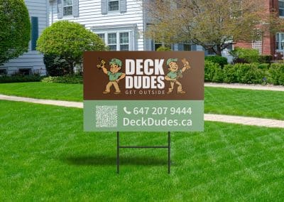 Deck Dudes Signage