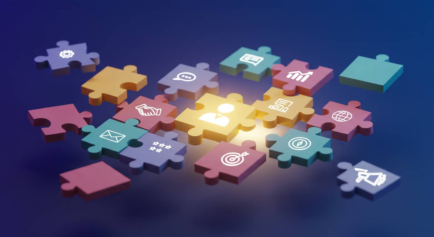 A flowchart showing how to develop your brand’s tone of voice through research, audience analysis, and consistent guidelines