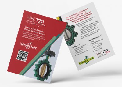 Crane ChemPharma & Energy DICE National Trade Show Postcard Design