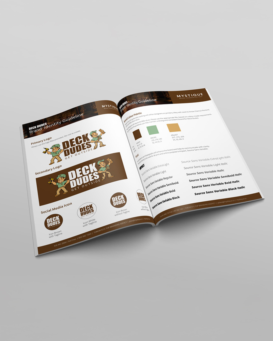 Best Toronto graphic design company combining all elements—typography, colour, layout, and packaging—for cohesive, standout brands