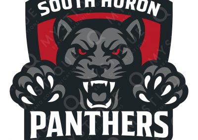 South Huron Panthers Emblem best custom sports mascot design toronto mystique professional team branding