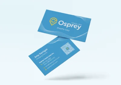 Business Card Design | Osprey Coach Lines | Corporate Identity Collateral