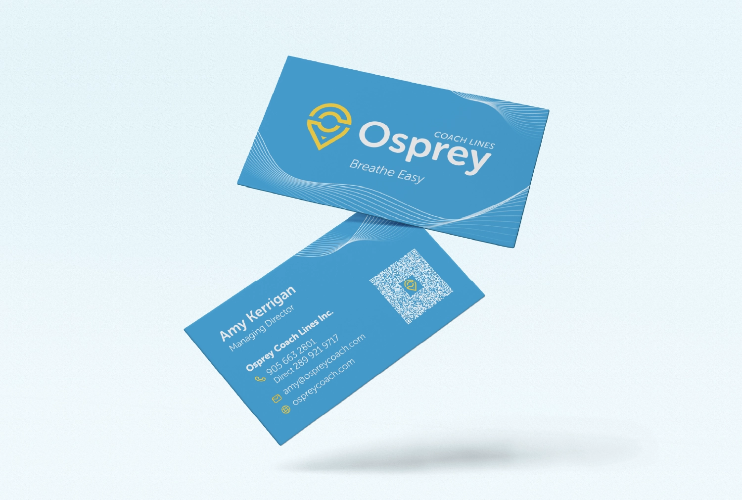 Business Card Design | Osprey Coach Lines | Corporate Identity Collateral