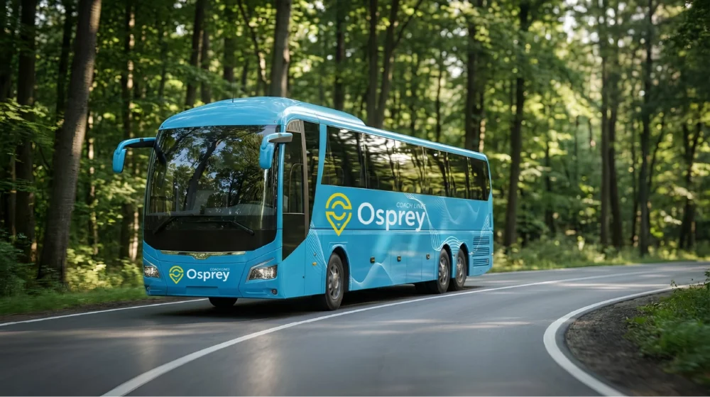 Coach Wrap Design for Osprey Coach Lines