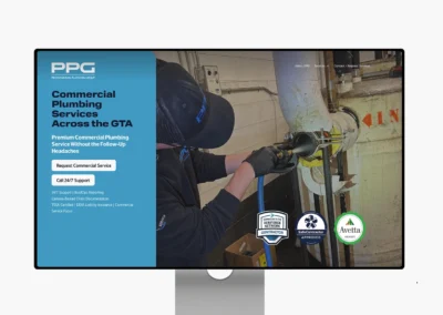 Mystique Website Design Agency Toronto for Plumbing Business