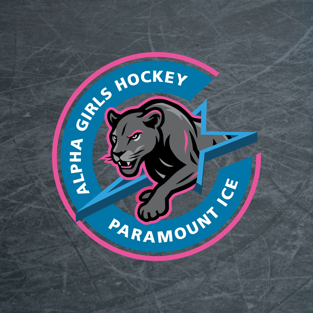 Paramount Ice × Alpha Girls Hockey best custom sports logo redesign toronto mystique professional team branding